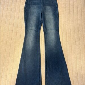 Women's Blue Flared Jeans
